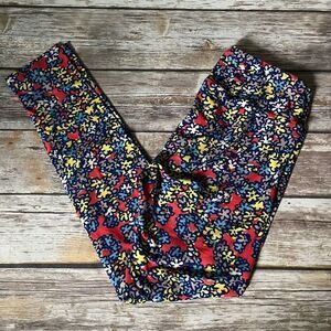 Lularoe OS floral Leggings 